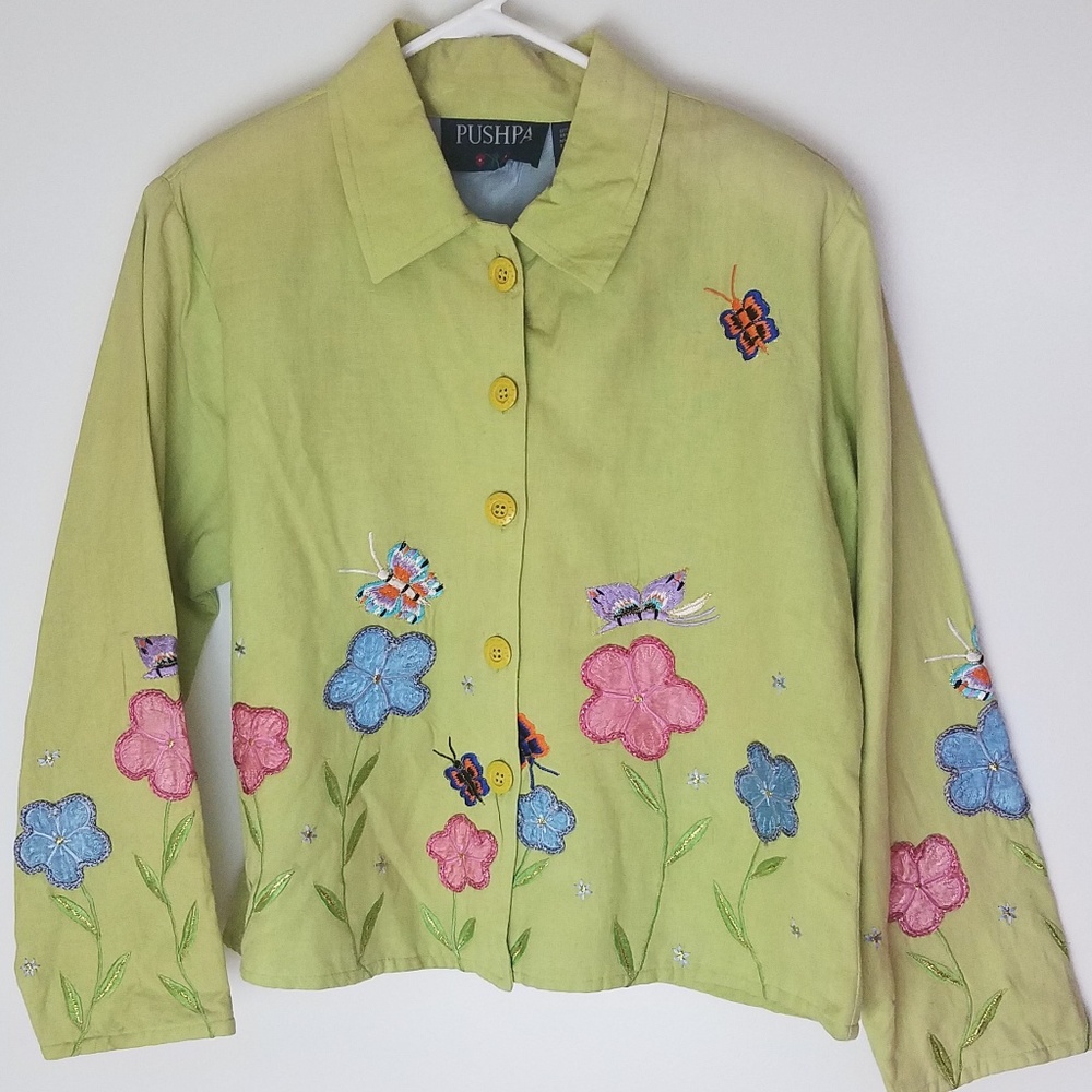 ❇️Vintage Pushpa embroidered jacket❇️